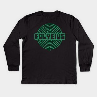 Polybius Maze Kids Long Sleeve T-Shirt